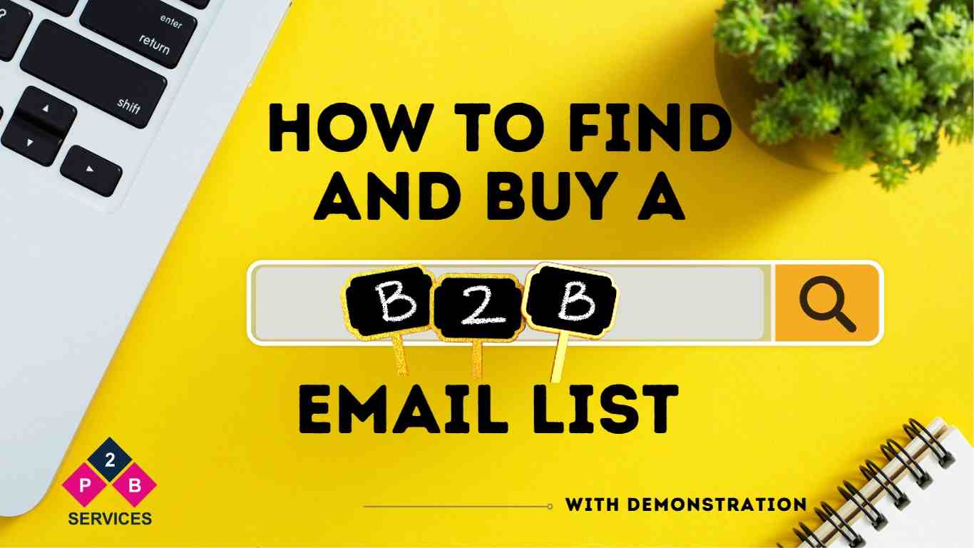 How To Find And Buy A B2B Email List