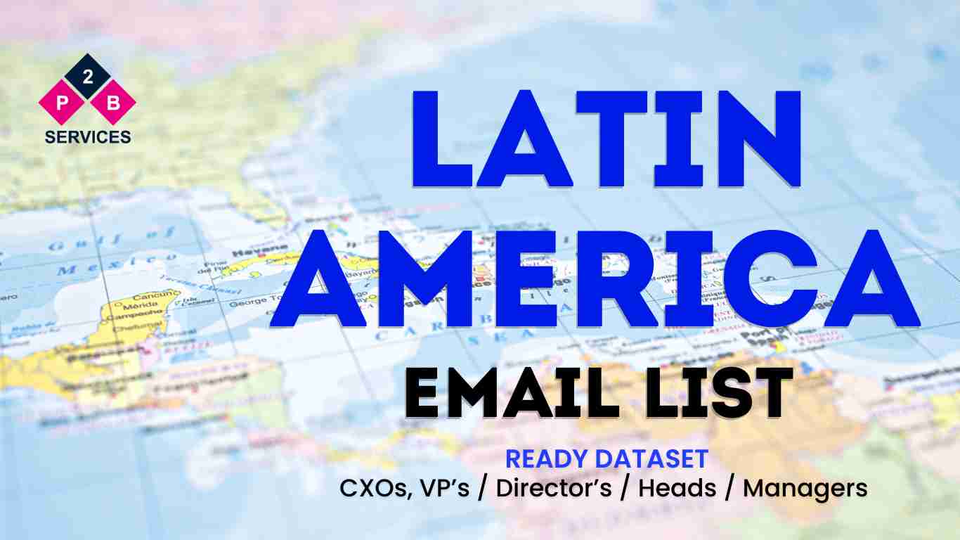 Latin America  B2B Email Ready List