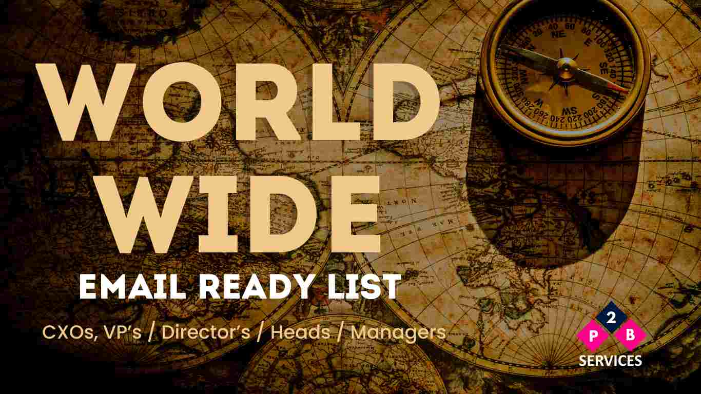 World Wide B2B Email Ready List